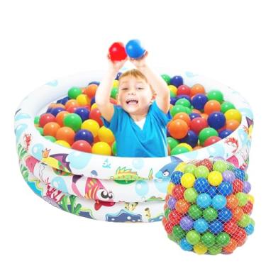 Imagem de Piscina Infantil Inflável 100 Litros + 50 Bolinhas Coloridas