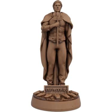 Imagem de Estátua Exu 7 Covas Umbanda Candomblé (Cor Madeira)