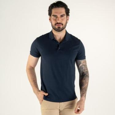 Imagem de Camisa Polo Ellus Azul Frisos-Masculino