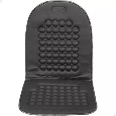 Imagem de Encosto Almofada Massageador Banco Carro Assento De Bolinhas(Preto)