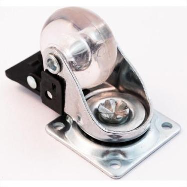 Imagem de Rodizio Jomarca Silicone Base Giratoria Com Trava 35 2178