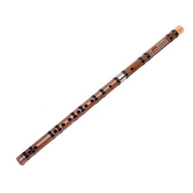 Imagem de Flauta de bambu de madeira para sopro de madeira tradicional flauta profissional C