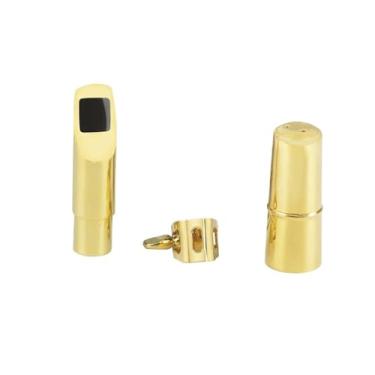 Imagem de Acessórios profissionais para saxofone saxofone soprano, conjunto de bocal de saxofone de metal, 6 bocas, ar B-tune, acessórios de soprano, ferramenta de substituição