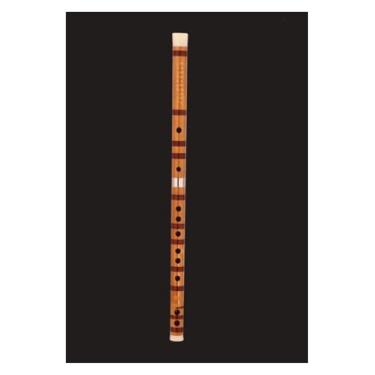 Imagem de Flauta de bambu profissional para iniciantes tocam flauta instrumento introdutório em duas partes