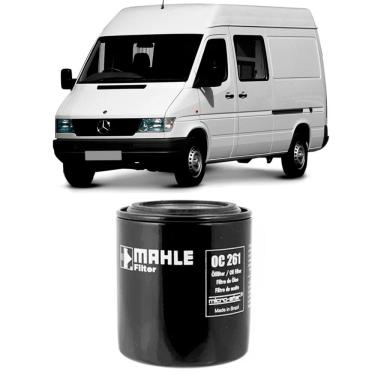 Imagem de Filtro Óleo Mercedes Benz Sprinter 2.5 97 A 2001 Metal Leve