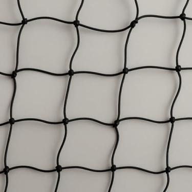 Imagem de Rede de voleibol de praia, dimensões da área: 9m x 1m, material de nylon, resistente aos raios UV, correias não incluídas(PRETO)