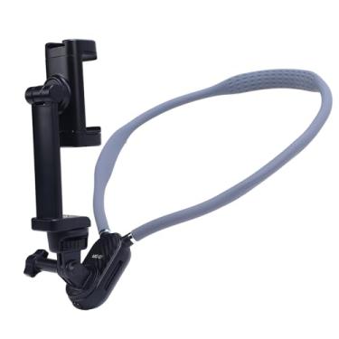 Imagem de Cryfokt Suporte de Telefone POV Estável Ajustável para Ciclismo Ao Ar Livre, Streaming Ao Vivo, Silicone + Suporte de Pescoço para PC para Vloggers