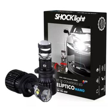 Imagem de Kit Conversao Led Eliptico H7 Shockligth 6500k 12v 5000lm