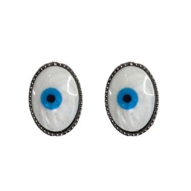 Imagem de Conjunto Olho Grego com Pingente e Brincos em Resina