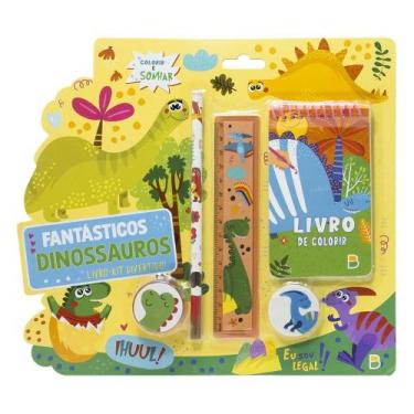 Imagem de Livro - Colorir e Sonhar: Fantásticos Dinossauros