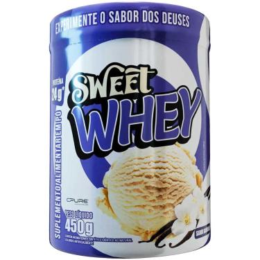 Imagem de Sweet Whey Protein 24g Aminoácidos Bcaa 450g Sabor Baunilha