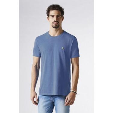 Imagem de Camiseta Pra Torcer Pica Pau Bordado Reserva, Azul stoned, GG
