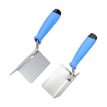Imagem de ShengQuanHao Conjunto de 2 Ferramentas para Cantos em Drywall, Espátula de Canto para Uso Interno E Externo em Alvenaria, Alisamento E Reboco (industrial)