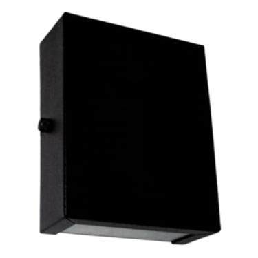 Imagem de Focos Alumínio Parede Muro Interna Externa Iluminação c/Lâmpadas LED luminária de parede para Iluminação Interna e Externa(Preto)