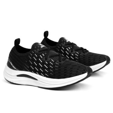 Imagem de Tênis Esportivo Feminino Casual Treino Fitness Academia Caminhada Corrida (Preto, BR, Adulto, Numérico, 37)