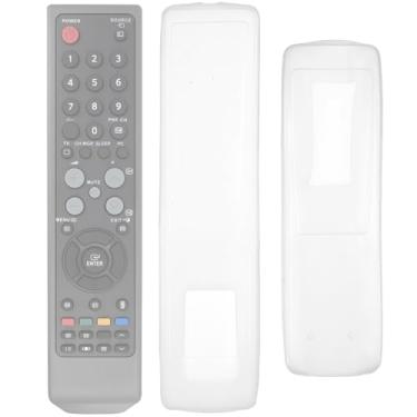 Imagem de FAVOMOTO 3 peças de capas de controle remoto de silicone transparente, substituição de mangas protetoras para controle remoto universal para televisão e ar condicionado
