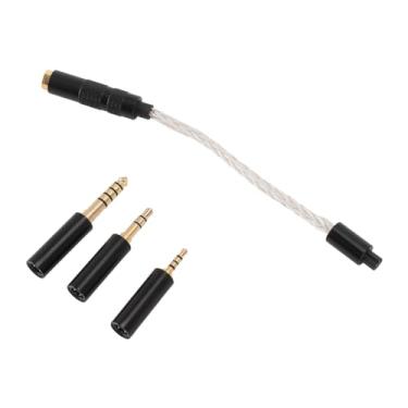 Imagem de Generic Plugue de Som de Conversão, Adaptador de Plugue de Fones de Ouvido Removível de Ampla Aplicação Compacto para Tablet (Prata)