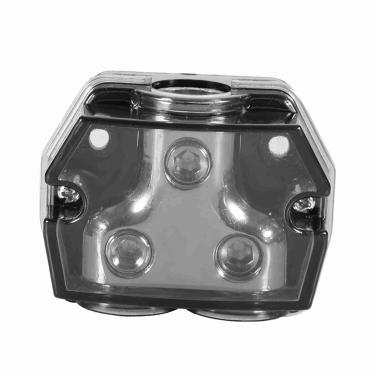 Imagem de aqxreight Distribuição da Fonte de Alimentação de áudio do Carro 1 * 0GA In 2 * 0GA Out Block Splitter Ferrugem ou Desgaste do Fio Fabricação Problemas Internos Impedem a Segurança Material Circuito