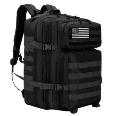 Imagem de Mochila Tática 50 Litros Trilha Militar Patch USA COR:;TAMANHO:G;GÊNERO:UNISSEX-Unissex