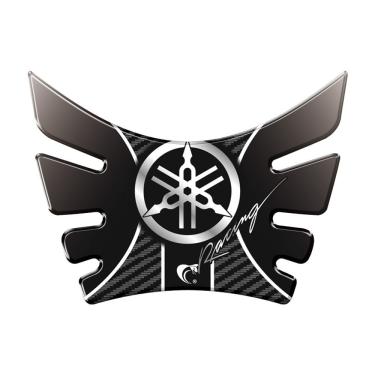 Imagem de Protetor De Tanque Adesivo Resinado Para Yamaha Lander E Crosser Preto E Cinza Amarelo