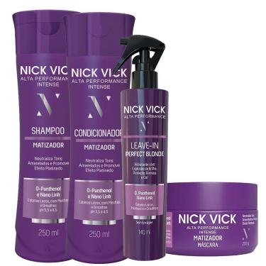 Imagem de Nick Vick Matizador Shampoo Cond Masc E Leite Condicionante