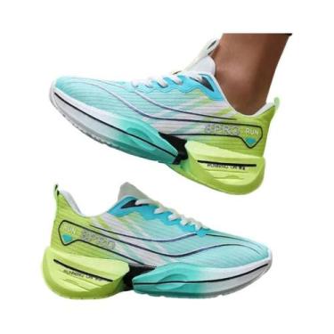 Imagem de Tênis Casuais Femininos Verdes Designer Para Skate, Tênis De Corrida, 