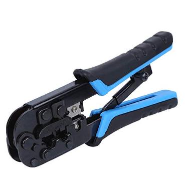 Imagem de Acouto Ferramenta Versátil de Crimpagem de Catraca para Cabos 8P/6P/4P, Descascador de Fios Leve e Ergonômico e Alicate Cortador