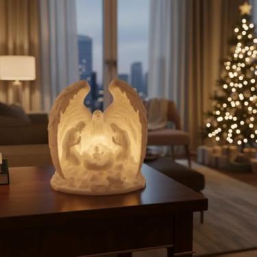 Imagem de Presépio Natalino com Vela Led