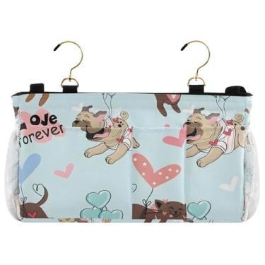 Imagem de TSENQUE Balão de ar quente fofo de animal para pendurar na cabeceira, organizador de cabeceira fofo para cama, dormitório de faculdade, suporte remoto