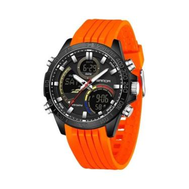 Imagem de Relógio Esportivo Digital Masculino À Prova D'Água 5ATM Com Duplo Disp