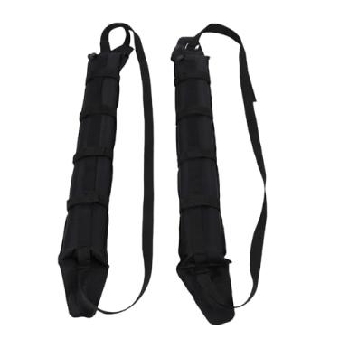 Imagem de Zhjvihx Rack de Teto Macio Inflável, 1 par de Rack de Teto de Carro Universal Portátil Com 2 Tiras de Amarração para Canoa de Caiaque de Prancha, Porta-bagagens de Nylon à Prova de