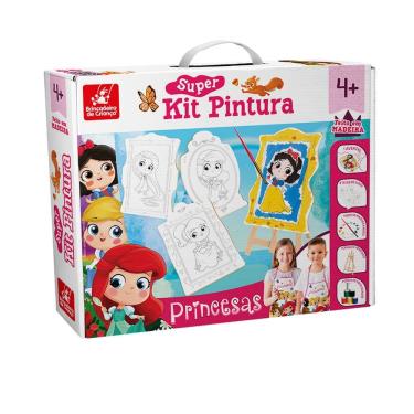 Imagem de Super Kit Pintura Princesas - Brincadeira de Criança