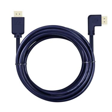 Imagem de Cabo Hdmi Aquário 4k903 4k Conector 90° 3m
