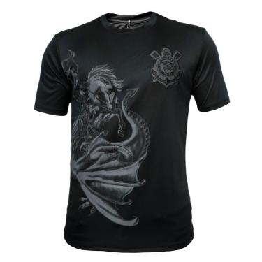 Imagem de Camisa Corinthians São Jorge Preta - Masculino-Masculino