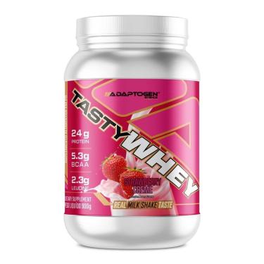 Imagem de Tasty Whey 3W - 900g Strawberry Cream - Adaptogen-Masculino