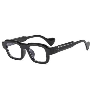 Imagem de Óculos de Sol UV400 - Armação Pequena com Rebites e Estampa de Leopardo Punk para Homens e Mulheres, Ideais para Esportes ao Ar Livre, Corrida e Ciclismo, Preto e Transparente