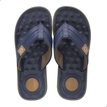 Imagem de Chinelo Cartago Alabama Azul/Marrom