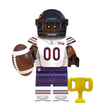 Imagem de Boneco jogador nfl futebol americano bloco de montar