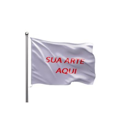 Imagem de 2 Bandeira Personalizada Bember 140x80cm Tecido Poliéster - Sem Marca