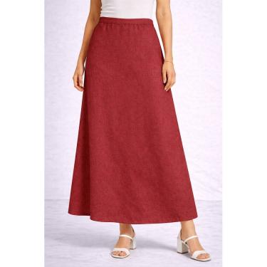 Imagem de Saia Midi Stella Elegante com Caimento Leve