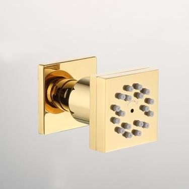 Imagem de KATAIS Chuveiro de latão sprays corporais 2 funções chuveiro corpo jato sparyer massagem spa chuva chuveiro lateral na parede conjunto de chuveiro chuveiro spraye ouro
