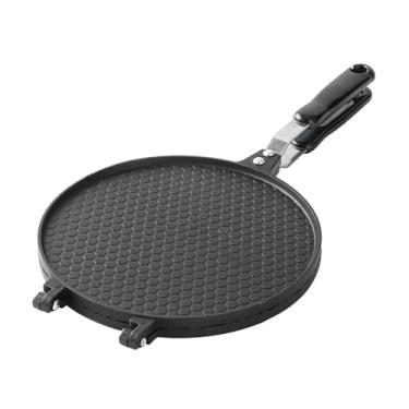 Imagem de FytStycale Máquina de fazer cones de waffle, cones de sorvete, frigideira para crepes e rolinhos primavera para uso doméstico, 22cm