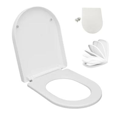 Imagem de Assento Sanitario Soft Close Fechamento Suave Tampa de Vaso Confortavel Sem Ruido Fecha Devagar