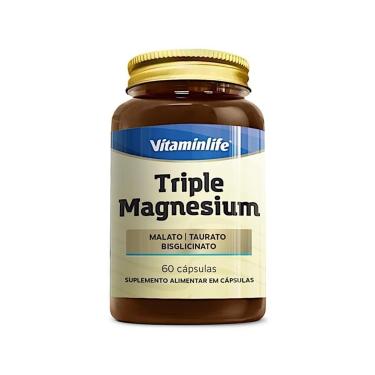 Imagem de Triple Magnesium 60 Cápsulas Vitaminlife-Unissex