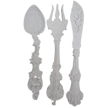 Imagem de Aplique talheres 3 unid 24,5x4,5 cm - lla-344 - no-brand