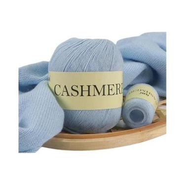 Imagem de Gorro De Bebê Em Lã De Cashmere, 3 Peças De Fios De Crochê Tricotados 