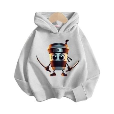 Imagem de Moletom Infantil Com Estampa De Desenho Animado, Manga Longa, Casual, 