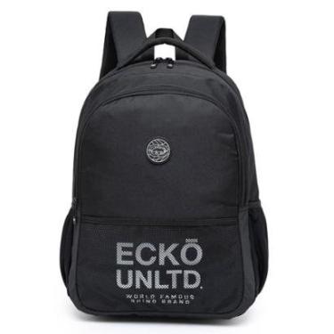 Imagem de Mochila Ecko Casual Masculina Reforçada Resistente Telada-Unissex
