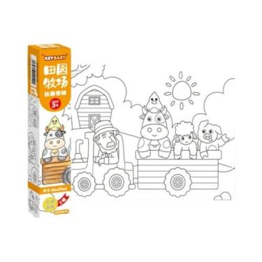 Imagem de Rolo De Papel Para Colorir Montessori Para Crianças, Brinquedo Educaci