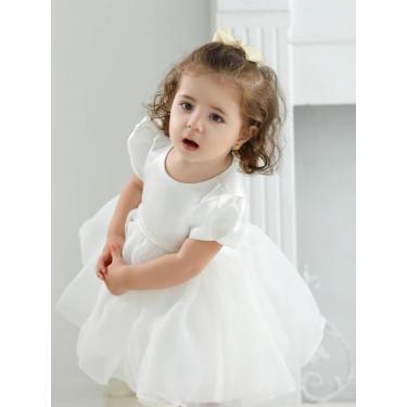 Imagem de Vestido de festa Baby Girls, Vestidos princesa vestido, Applique, Desi